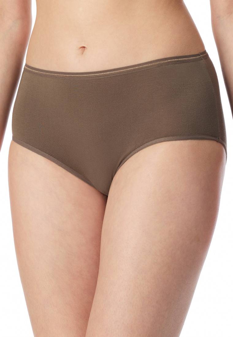 Schiesser Midi-Slips 2er-Pack beige/ taupe - Modal Essentials Online Shopping