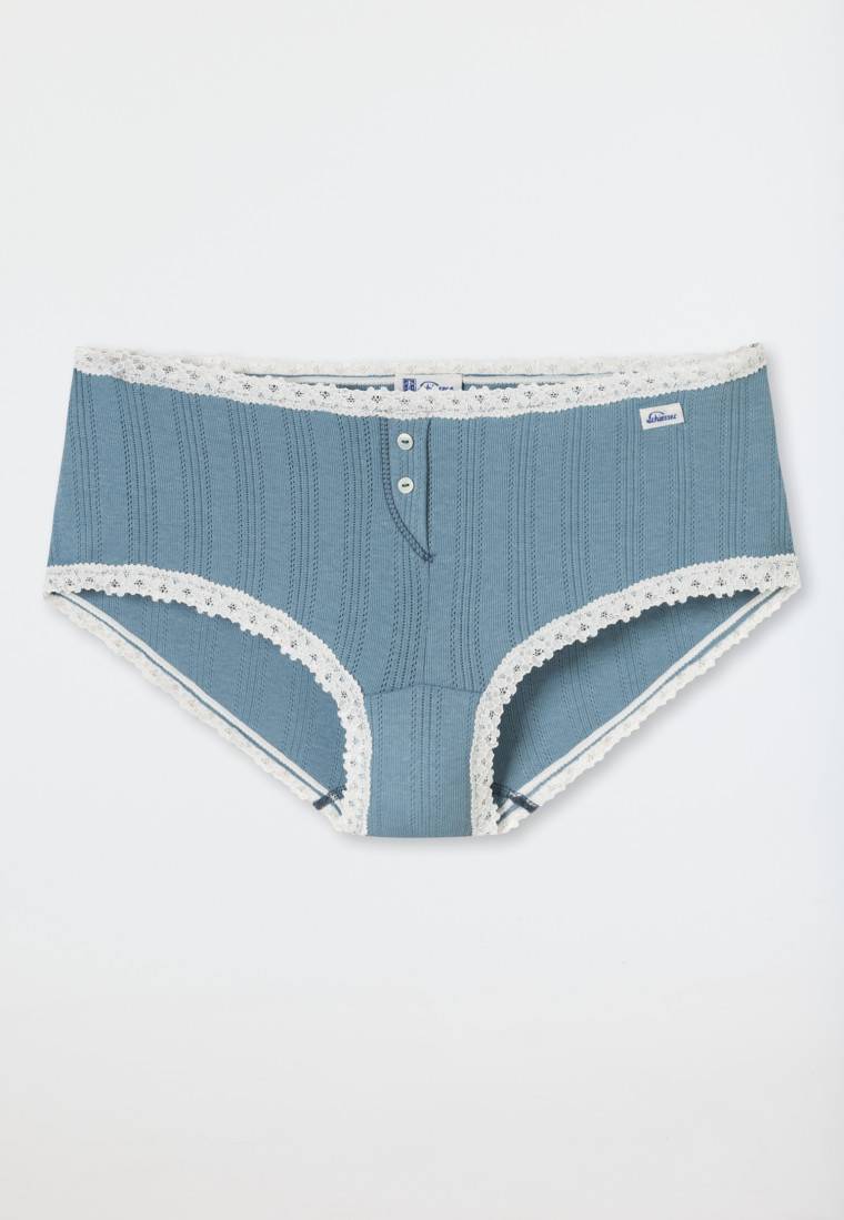 Schiesser Micro Pants blaugrau - Revival Agathe Osterangebot