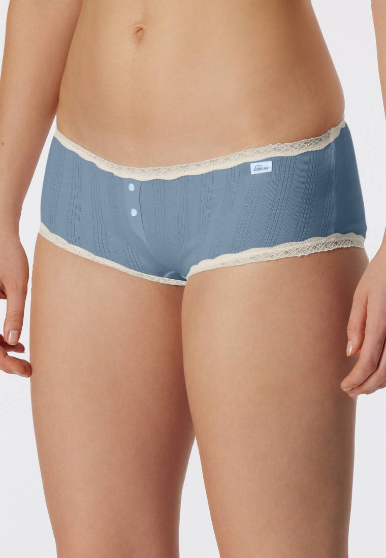 Schiesser Micro Pants blaugrau - Revival Agathe Osterangebot