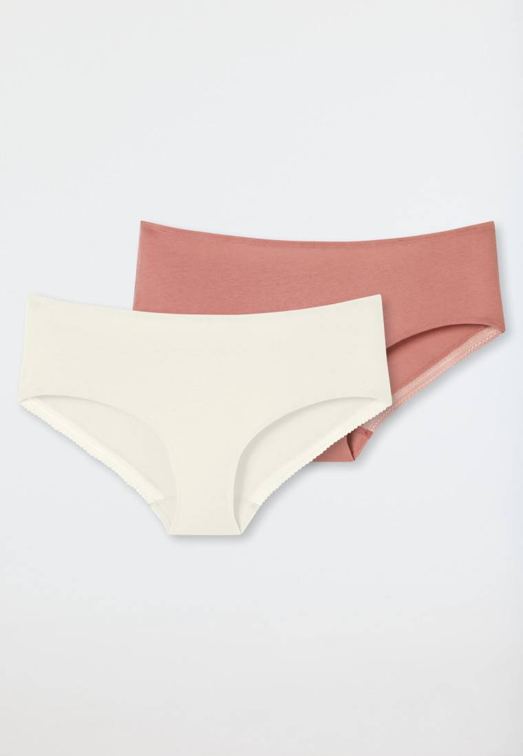 Schiesser Pantys 2er-Pack beige/siena - Cotton Lace Online Outlet