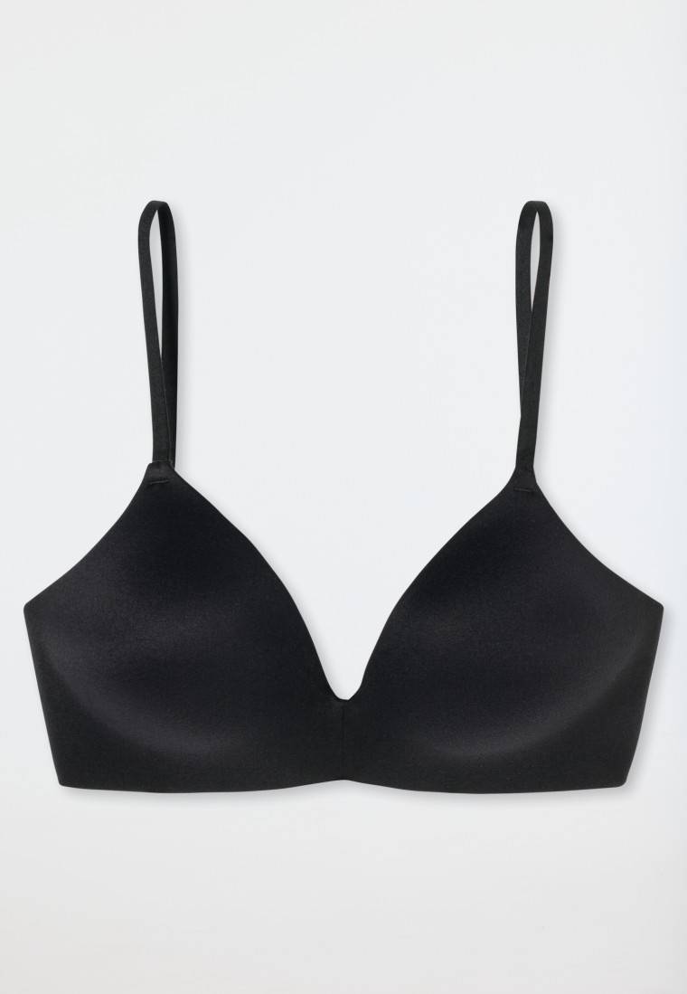 Schiesser BH ohne Bügel gepadded schwarz - Invisible Soft Bestseller