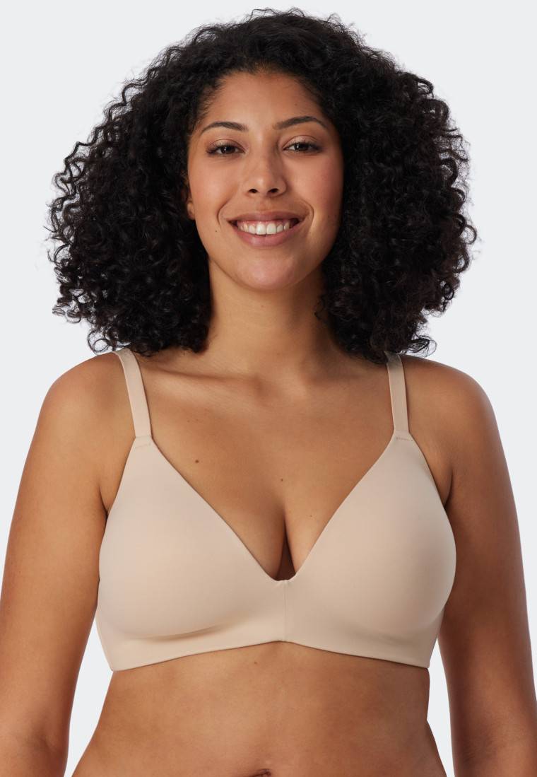 Schiesser BH ohne Bügel gepadded sand - Invisible Soft Räumungsverkauf