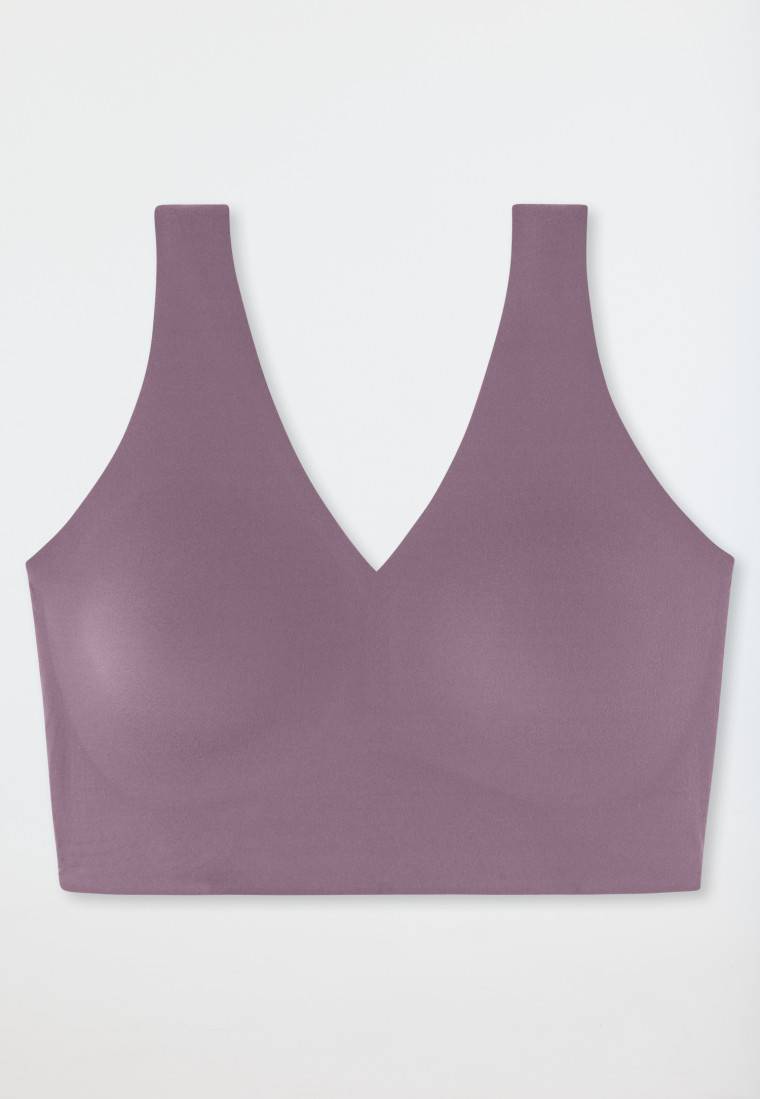 Schiesser Bustier Mikrofaser herausnehmbare Pads malve - Invisible Soft Tägliche Deals