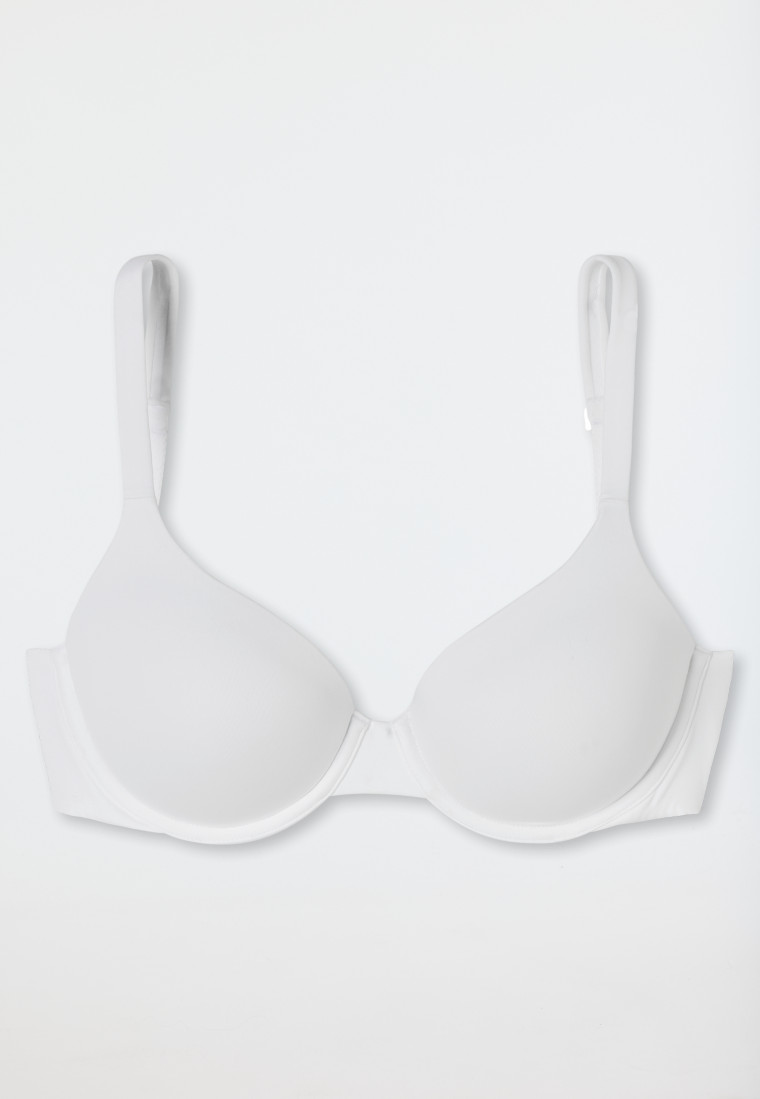 Schiesser Schalen-BH mit Bügel und gleitenden Cups weiß - Unique Micro Kostenlose Rückgabe