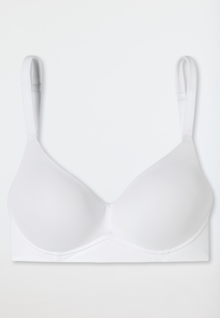 Schiesser Soft-BH mit Schale und gleitenden Cups weiß - Unique Micro Letzte 3 Tage