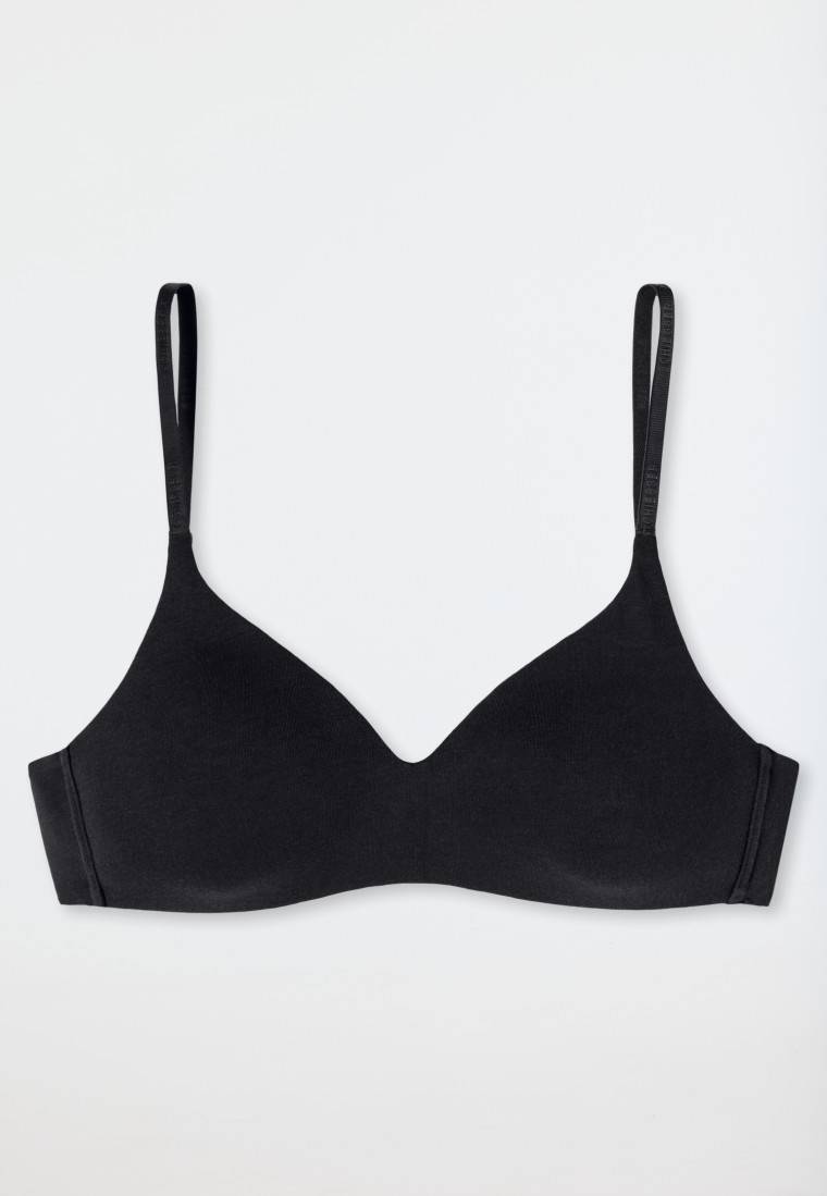 Schiesser Soft BH Organic Cotton gepaddet ohne Bügel schwarz - 95/5 JETZT KAUFEN