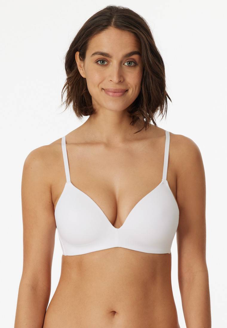 Schiesser BH ohne Bügel gepadded weiß - Invisible Soft Nur für heute
