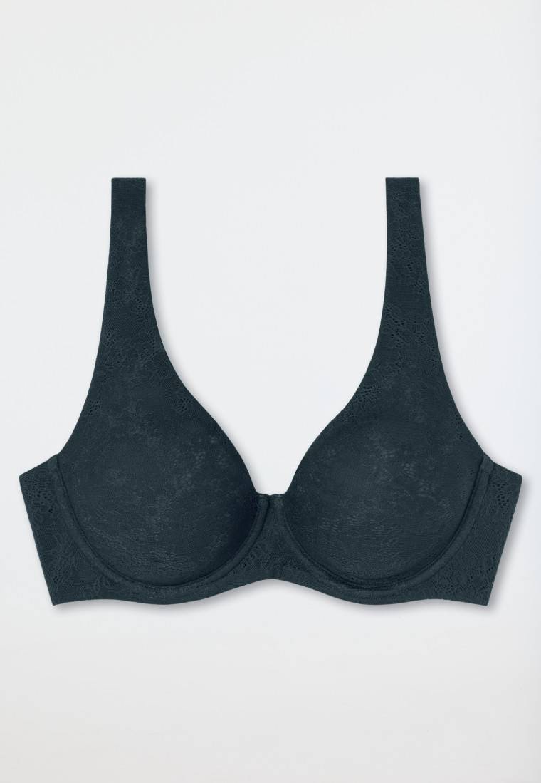 Schiesser Bügel-BH mit Spacer-Futter dunkelblau - Air Sonderangebot der Fabrik