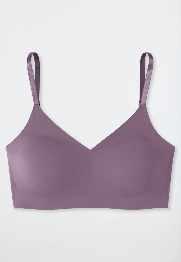 Schiesser Bustier Mikrofaser herausnehmbare Pads malve - Invisible Soft Bis zu 55% Rabatt