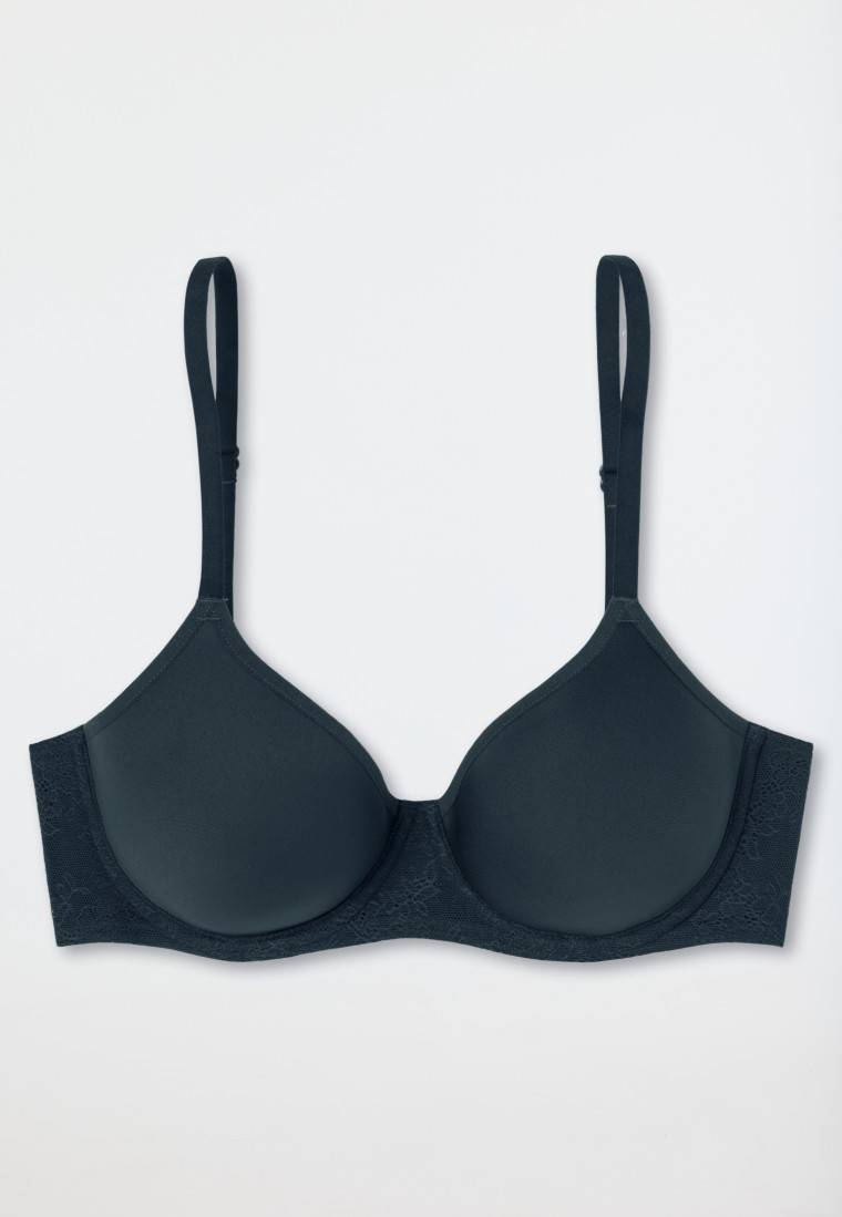 Schiesser BH mit Spacer-Schale dunkelblau - Air Super Rabatt