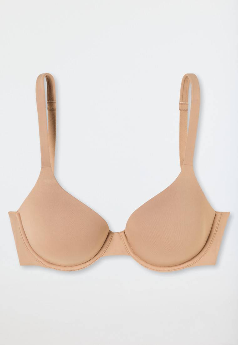 Schiesser Schalen-BH mit Bügel und gleitenden Cups maple - Unique Micro Begrenzt auf 3 Tage