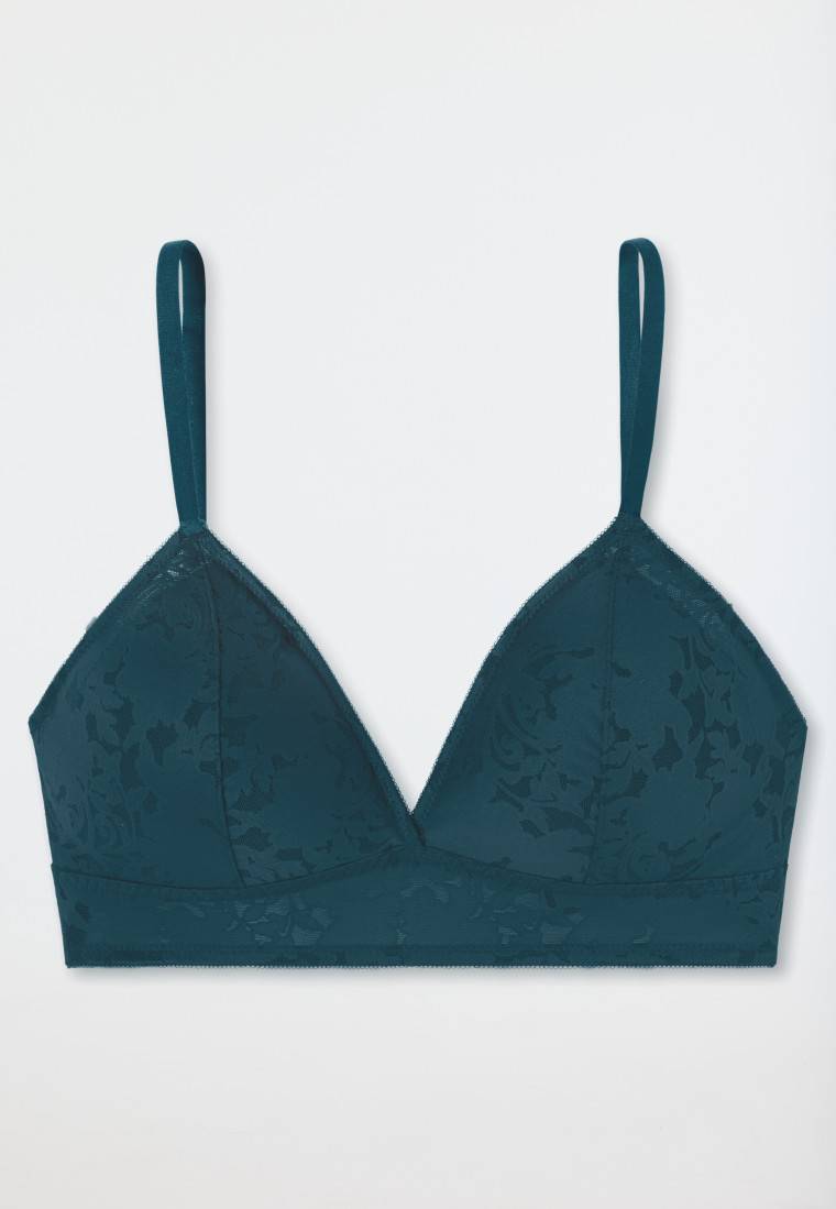 Schiesser BH bügelfrei herausnehmbare Pads petrol - Modern Lace Speichern exportieren