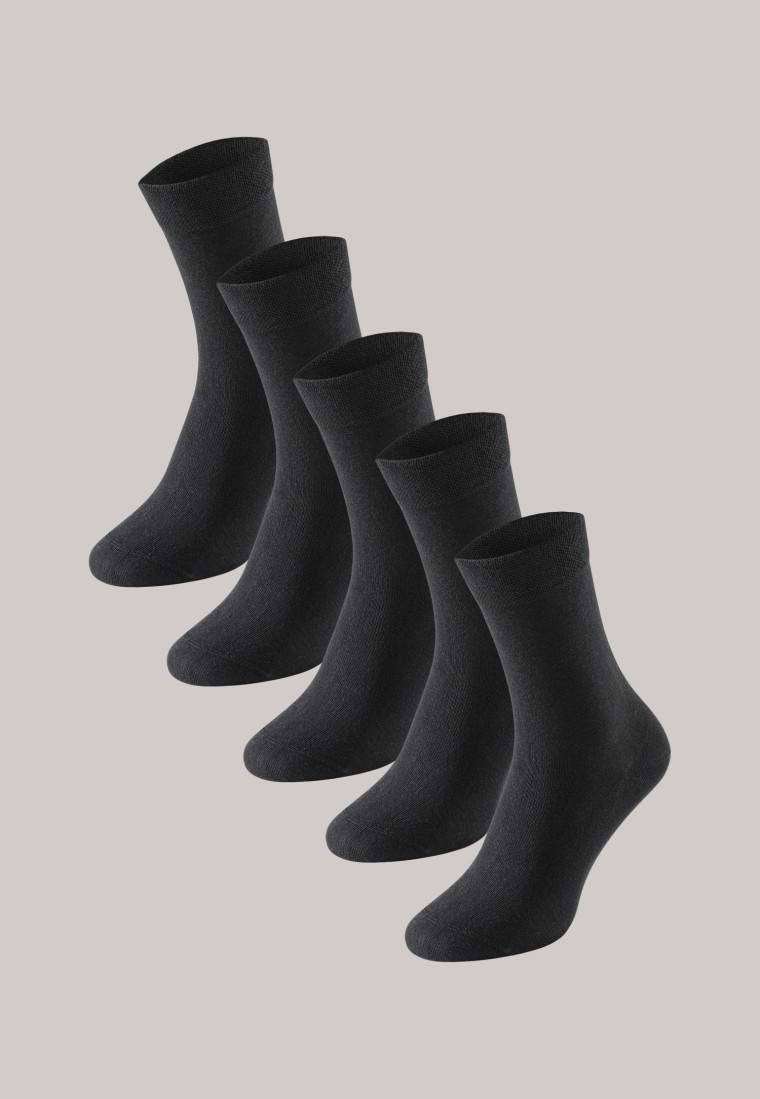 Schiesser Damensocken 5er-Pack stay fresh schwarz - Bluebird Auslauf