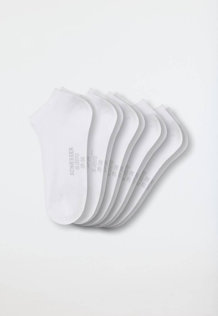 Schiesser Damensneaker Fünferpack Stay Fresh weiß - Bluebird Sonderangebot