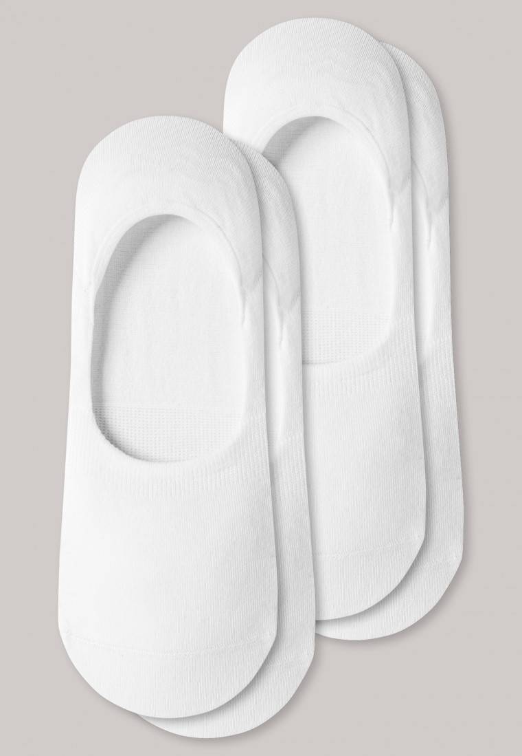 Schiesser Inshoe-Damensocken 2er-Pack weiß - Long Life Cool Osterangebot