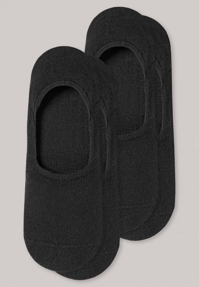 Schiesser Inshoe-Damensocken 2er-Pack schwarz - Long Life Cool Muttertagsangebot