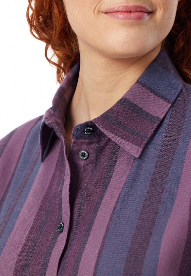 Schiesser Pyjama lang Webware Streifen multicolor - Modern Nightwear zollfrei