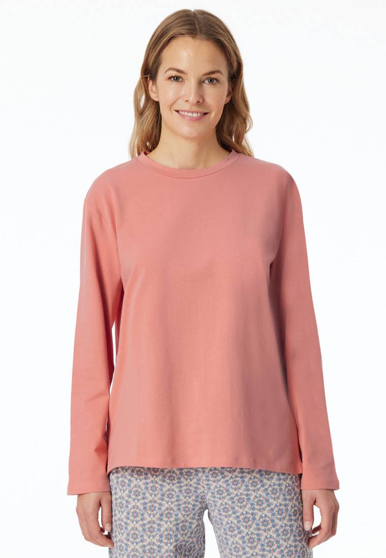 Schiesser Shirt langarm rundhals papaya - Mix+Relax Top Angebot