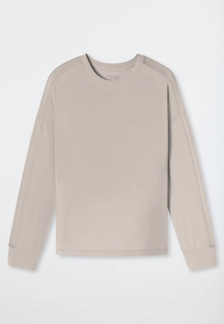 Schiesser Shirt langarm beige - Mix+Relax Blitzangebot
