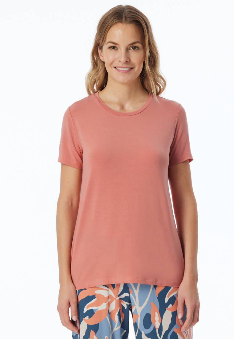 Schiesser Shirt kurzarm rundhals papaya - Mix+Relax Große Rabatte