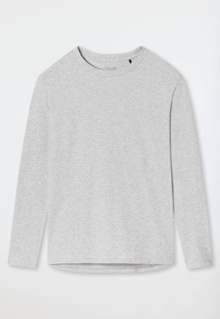 Schiesser Shirt langarm grau meliert - Mix+Relax Saisonale Angebote