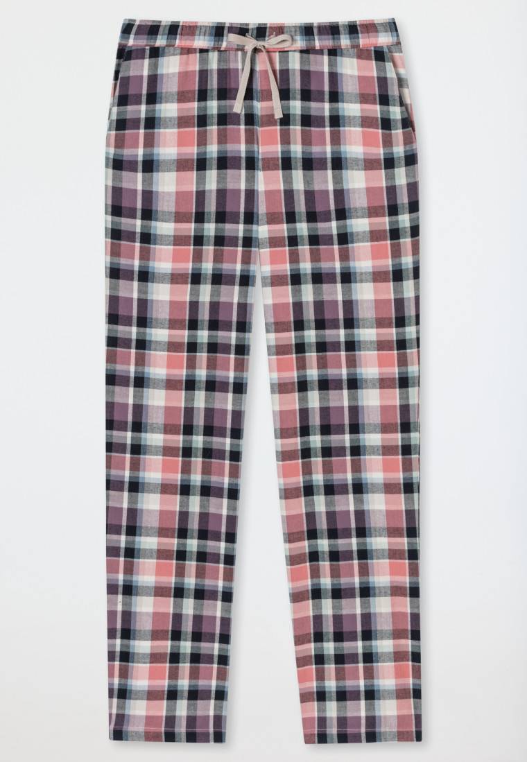 Schiesser Hose lang Flanell Organic Cotton Karos multicolor - Mix+Relax Letzte 3 Tage