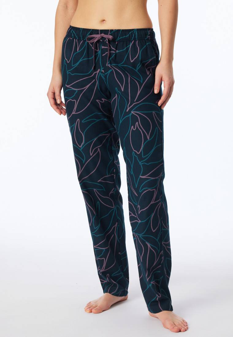 Schiesser Hose lang multicolor gemustert - Mix+Relax Letzter Tag