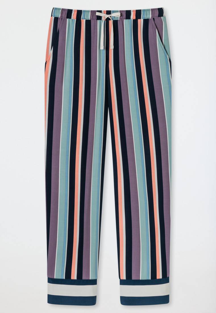 Schiesser Hose lang Webware Streifen multicolor - Mix+Relax Zeitbegrenzte Promotion