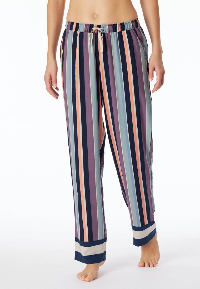 Schiesser Hose lang Webware Streifen multicolor - Mix+Relax Zeitbegrenzte Promotion