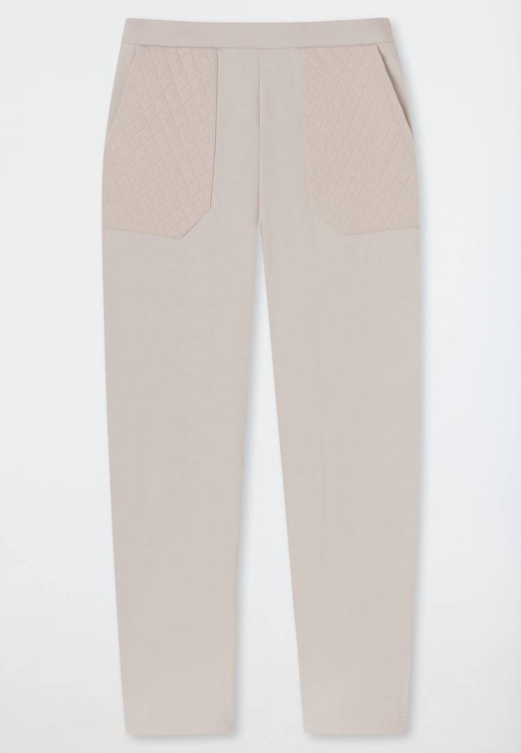 Schiesser Hose lang Jersey-Quiltstoff und Sweatware beige - Mix+Relax Bis zu 65% Rabatt