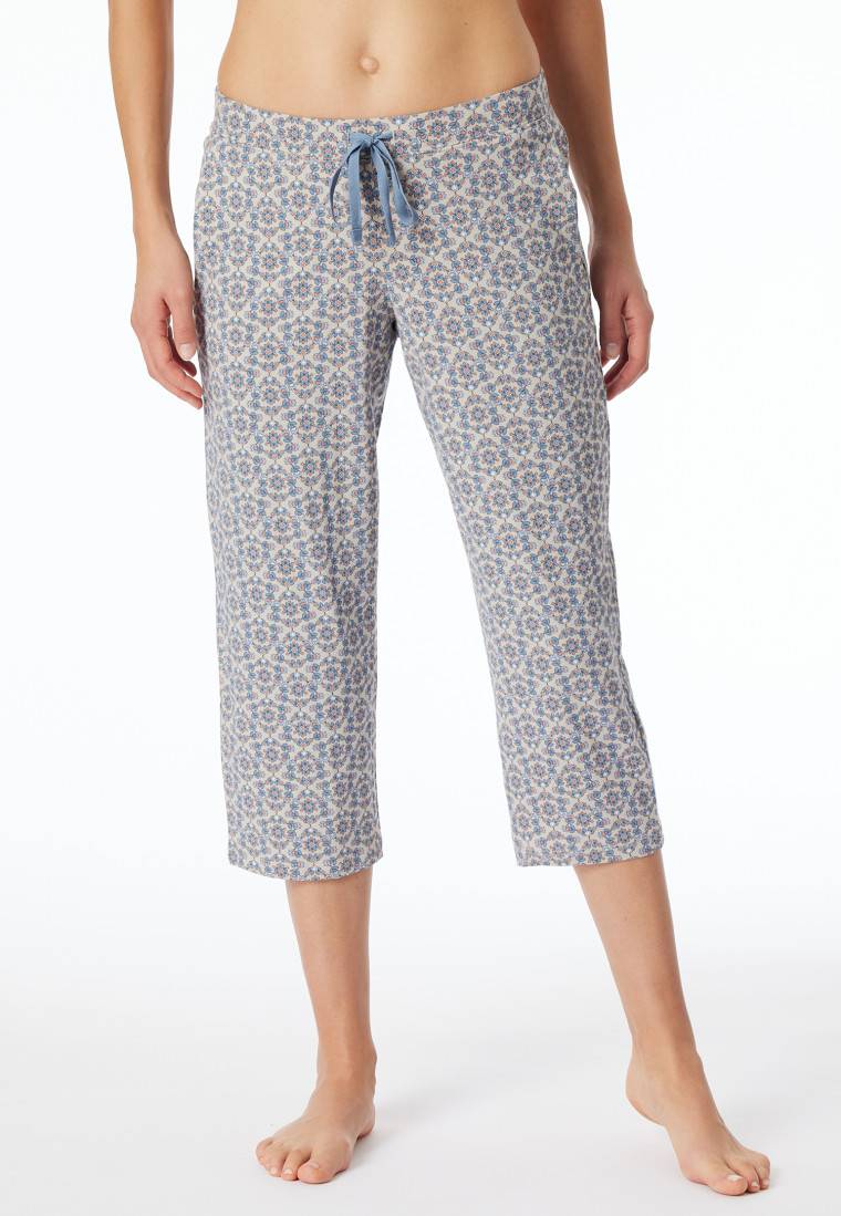 Schiesser Hose 3/4-lang multicolor gemustert - Mix+Relax Nur für heute