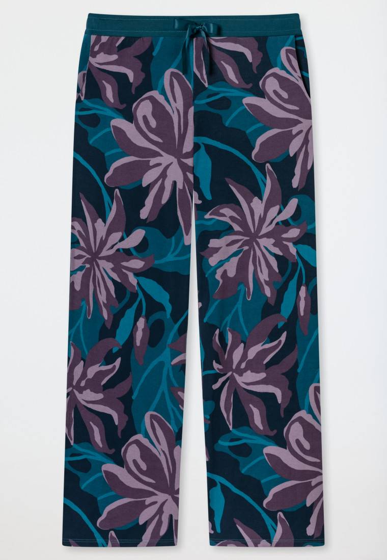 Schiesser Hose lang Blumen multicolor - Mix+Relax Discount Store für neue Produkte