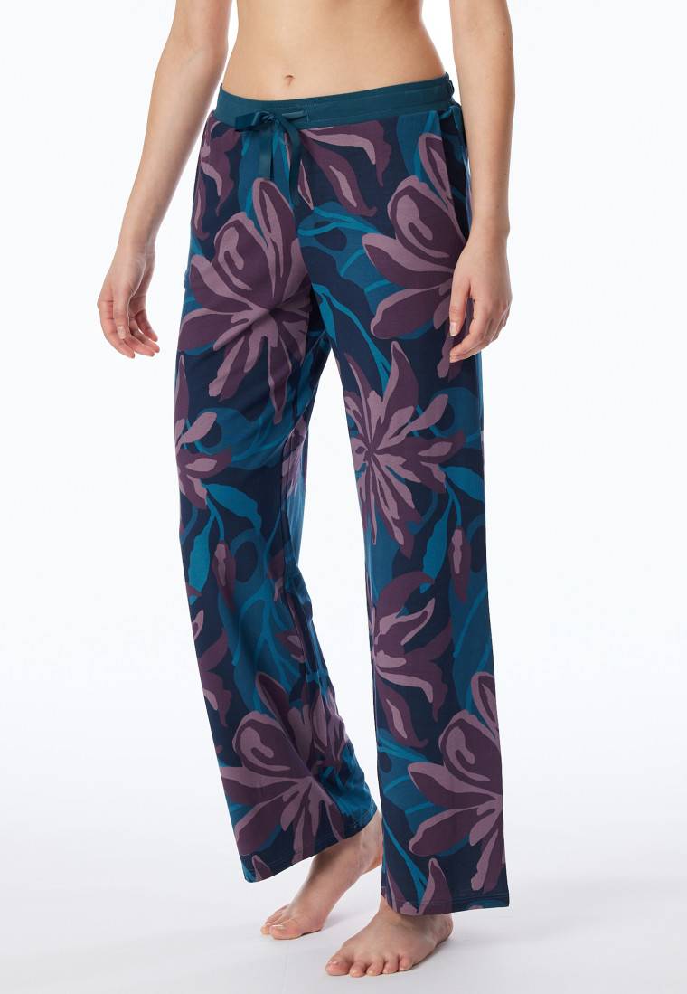 Schiesser Hose lang Blumen multicolor - Mix+Relax Discount Store für neue Produkte