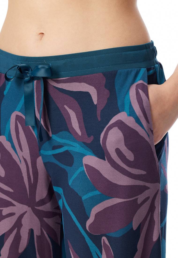 Schiesser Hose lang Blumen multicolor - Mix+Relax Discount Store für neue Produkte