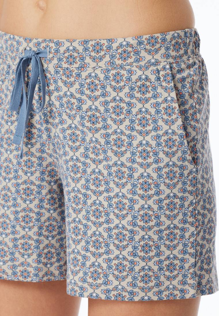 Schiesser Hose kurz multicolor gemustert - Mix+Relax Super Rabatt
