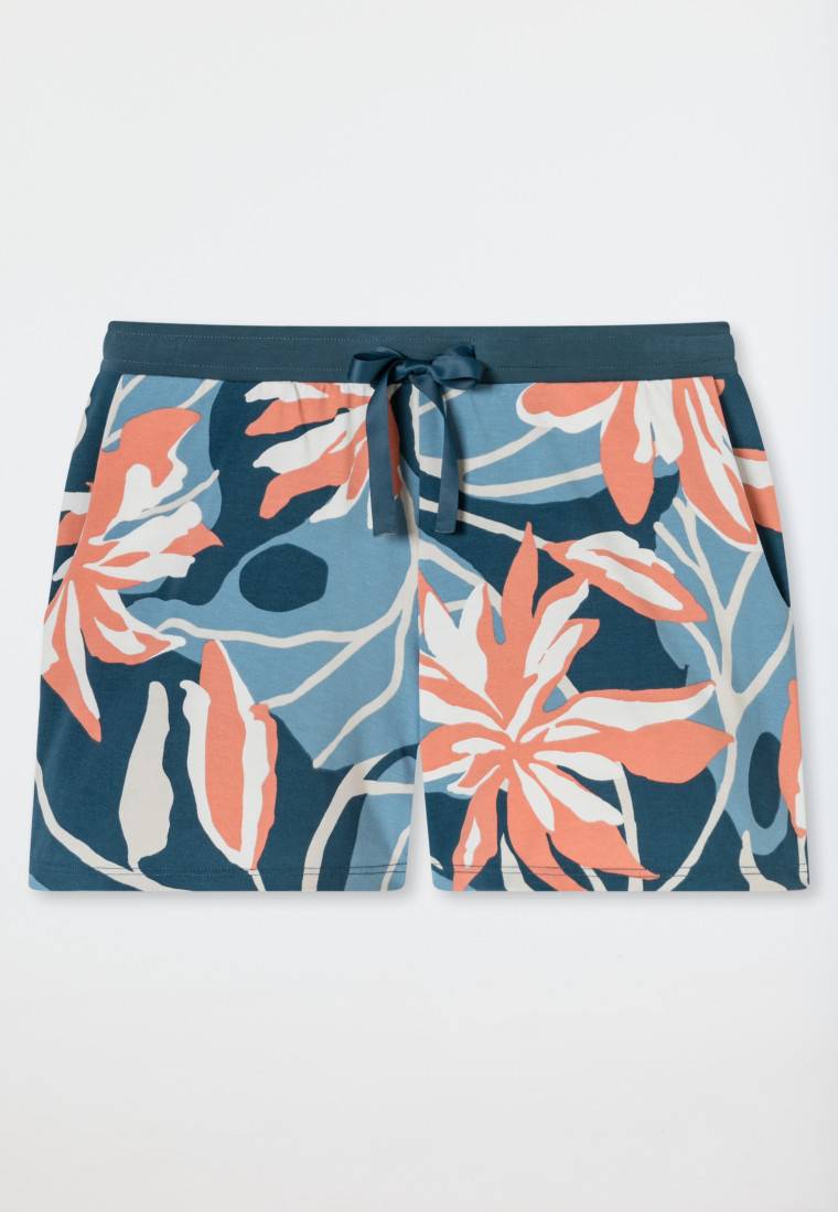Schiesser Hose kurz Blumen multicolor - Mix+Relax Clearance-Verkauf