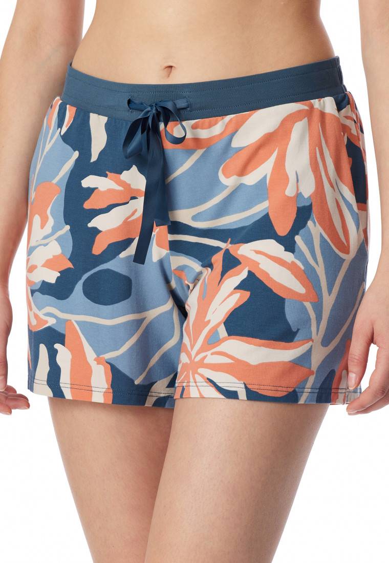 Schiesser Hose kurz Blumen multicolor - Mix+Relax Clearance-Verkauf