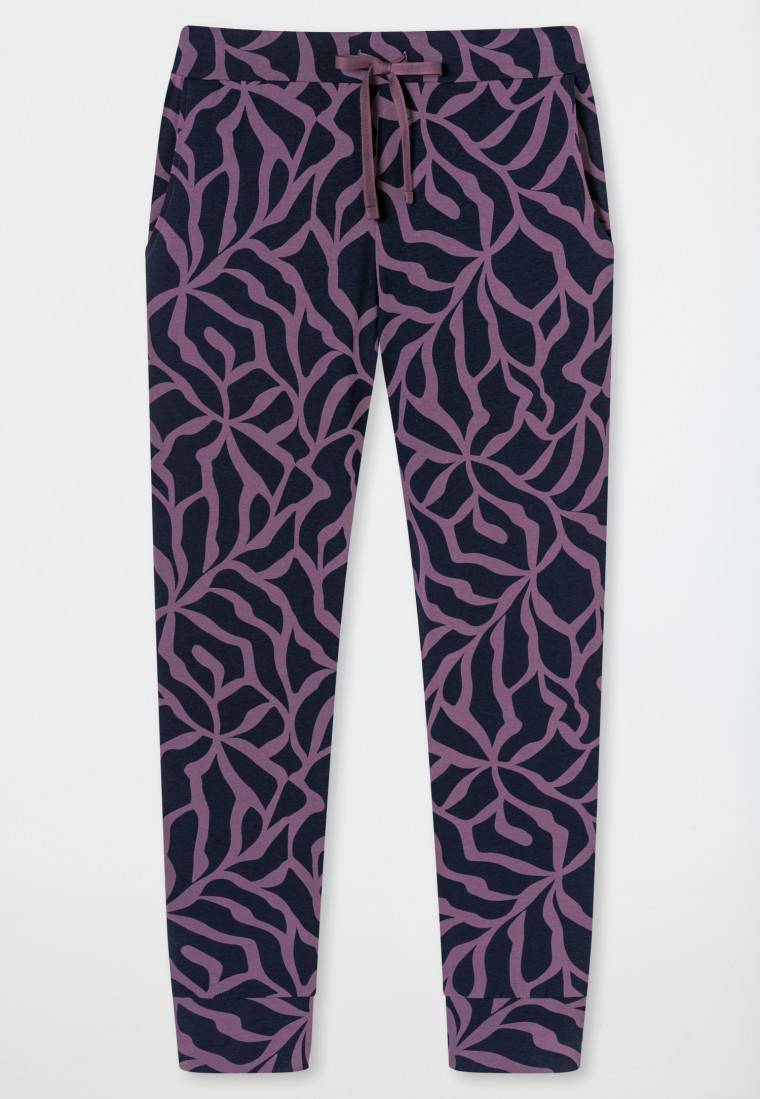 Schiesser Hose lang Bündchen multicolor gemustert - Mix+Relax Black Friday Preise