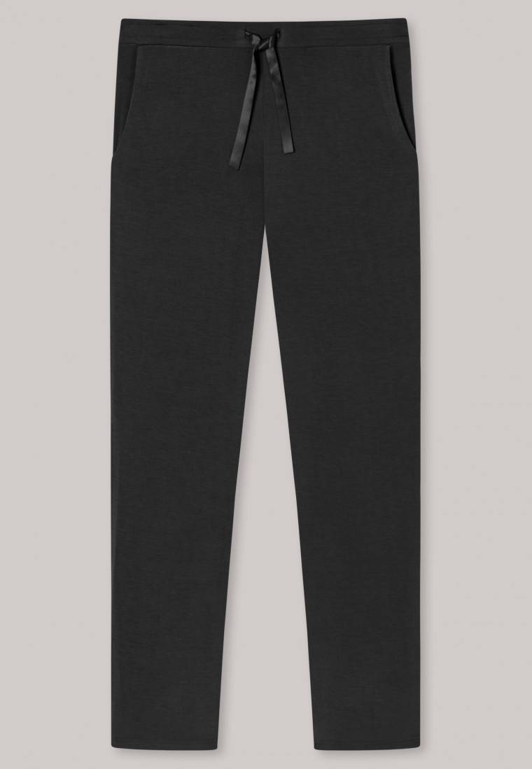 Schiesser Hose lang/extra-lang Modal schwarz - Mix+Relax Outlet