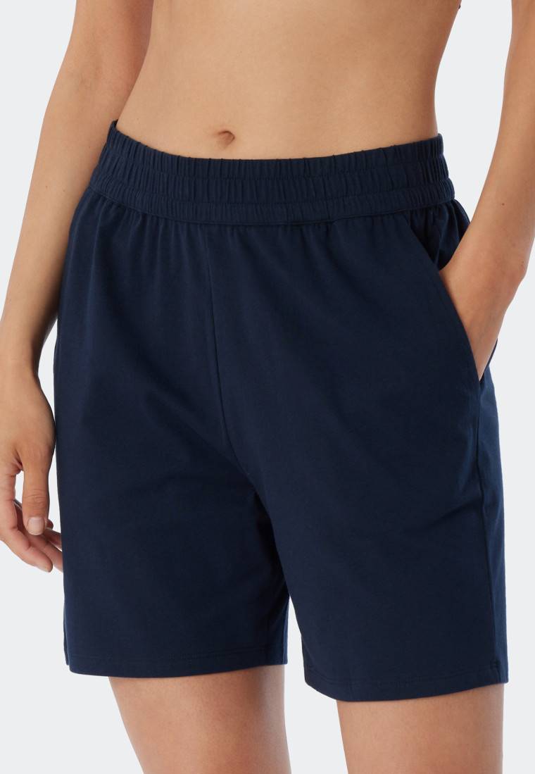 Schiesser Hose kurz dunkelblau - Mix+Relax Angebote
