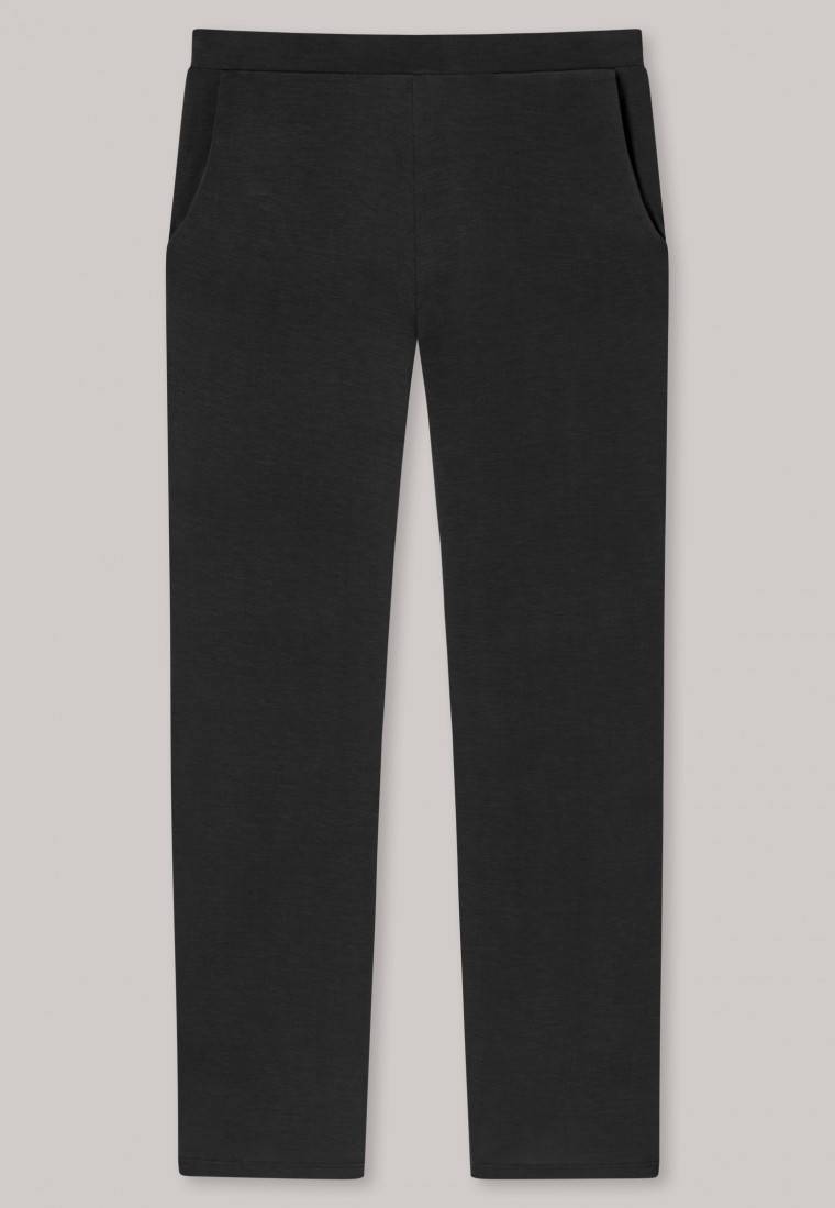 Schiesser Loungehose lang Modal Marlene-Schnitt schwarz - Mix+Relax Limitierter Zeitrabatt