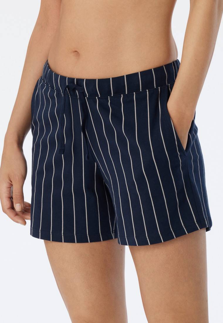 Schiesser Hose kurz Streifen multicolor - Mix+Relax Fabrik Onlineshop