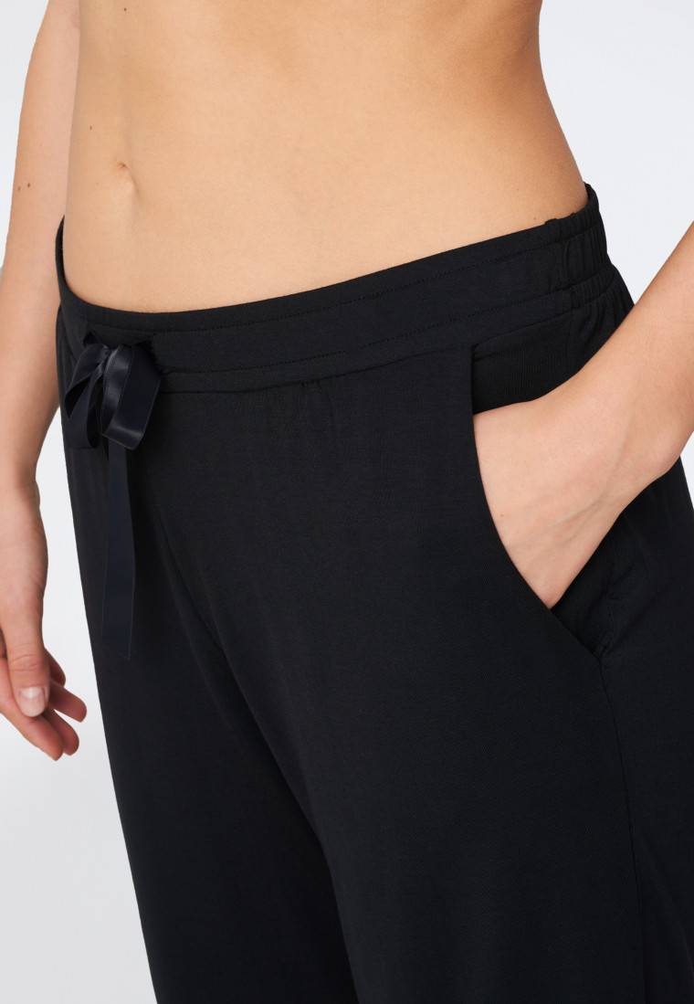 Schiesser Bermuda Modal schwarz - Mix+Relax Sonderangebot