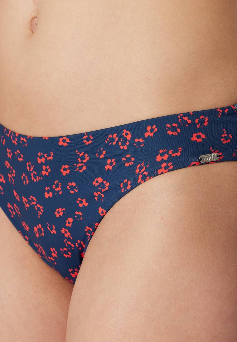Schiesser Mini-Bikinislip Blumenprint multicolor - Aqua Mix & Match Großer Ausverkauf