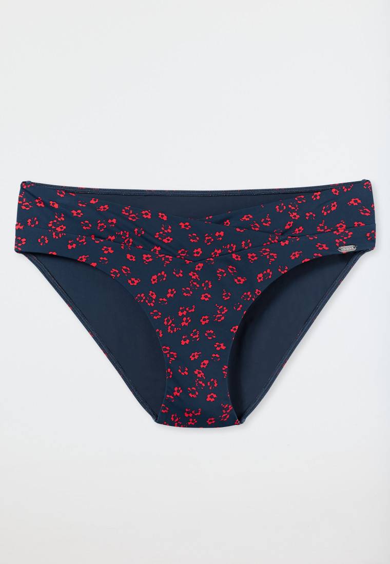 Schiesser Midi-Bikinislip V-Form Blumenprint multicolor - Aqua Mix & Match Flash Sale