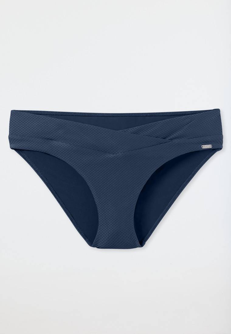 Schiesser Midi-Bikinislip V-Form blau - Aqua Mix & Match Online Shopping