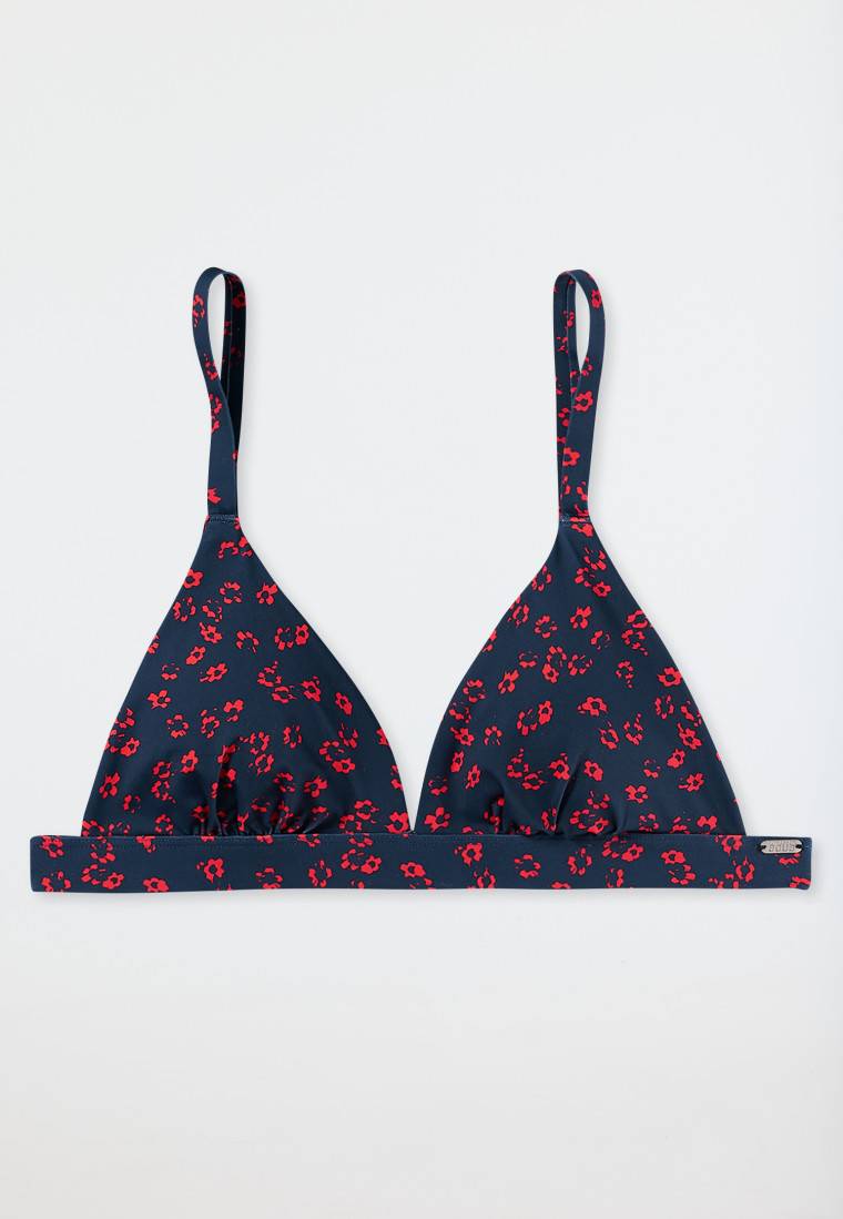 Schiesser Bikini Triangel-Top herausnehmbare Pads variable Träger multicolor - Aqua Mix & Match Black Friday