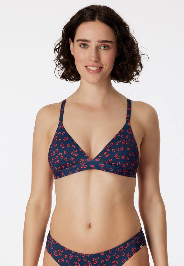 Schiesser Bikini Triangel-Top herausnehmbare Pads variable Träger multicolor - Aqua Mix & Match Black Friday