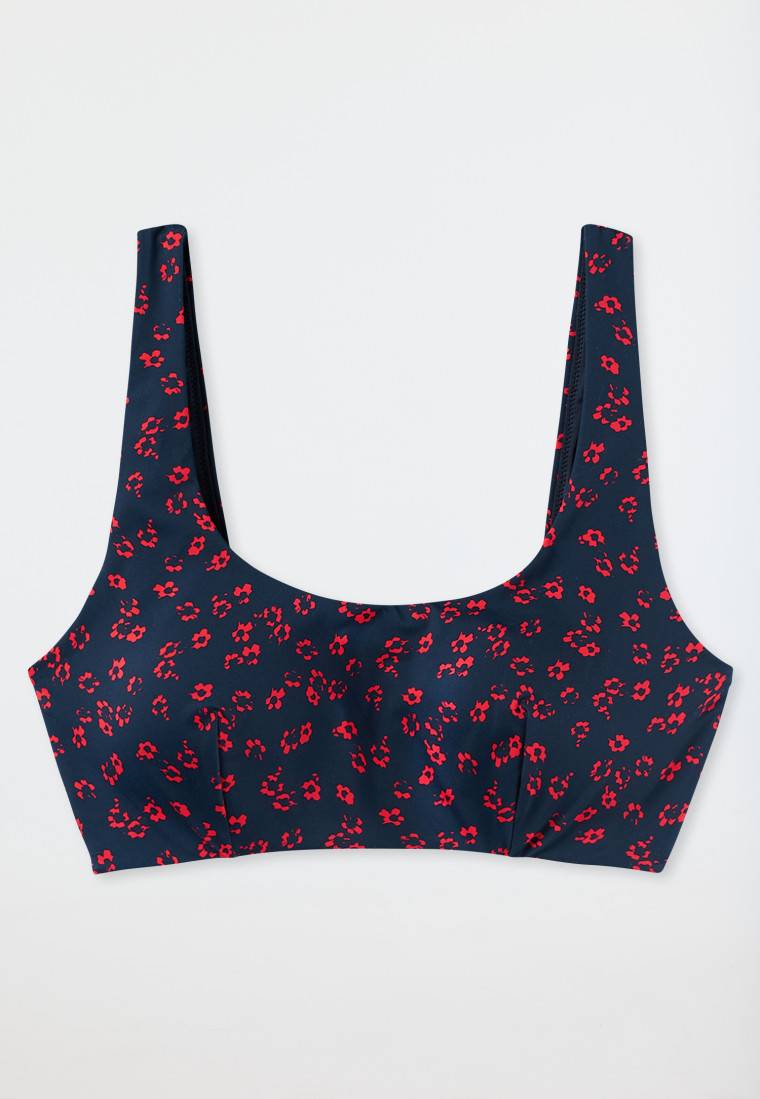 Schiesser Bikini Bustier-Top herausnehmbare Pads multicolor - Aqua Mix & Match Muttertagsangebot