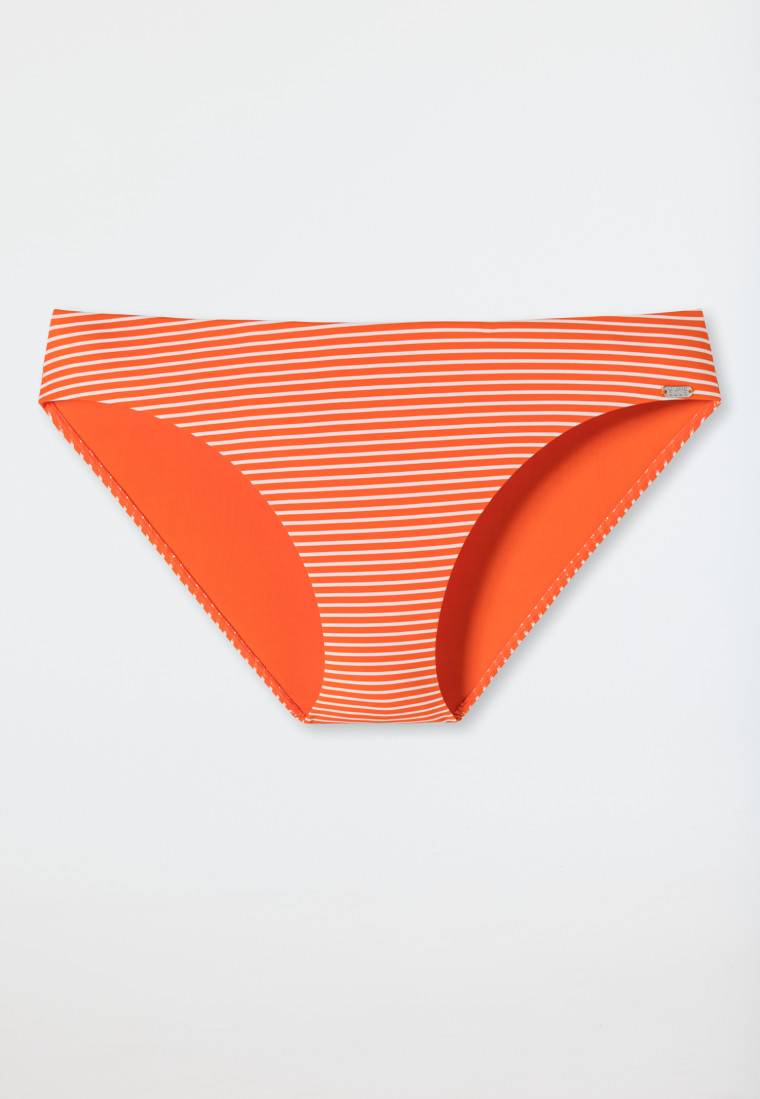 Schiesser Mini-Bikinislip Streifen orange - Mix & Match Reflections Blitzangebot